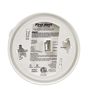 FIRST ALERT BRK 3120B-3 Hardwired Smoke Detector with Photoelectric and Ionization with Battery Backup, 3-Pack