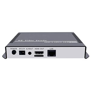 iseevy h.265 h.264 4k 1080p video decoder iptv decoder with hdmi and cvbs output for advertisement display, ip encoder decoding, network stream decoding support rtmp rtsp rtp udp http