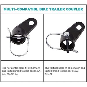 Titanker Upgraded Bike Trailer Attachment Bike Trailer Coupler for Instep & Schwinn Bike Trailers