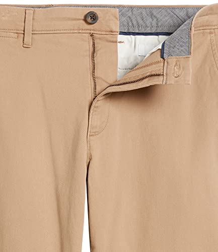 Amazon Essentials Men's Slim-Fit Casual Stretch Khaki Pant, Dark Khaki Brown, 32W x 30L