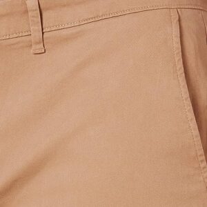 Amazon Essentials Men's Slim-Fit Casual Stretch Khaki Pant, Dark Khaki Brown, 32W x 30L