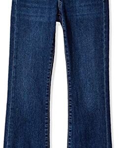 Amazon Essentials Girls' Slim Boot-Cut Stretch Jeans, Medium Wash, 14