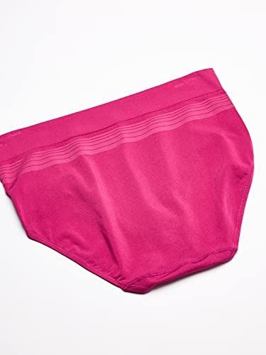 Warner's womens Blissful Benefits Seamless Bikini Panty 3 Pack Briefs, Black/Toasted Almond/Vivacious, XX-Large US