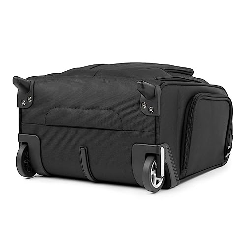 Travelpro Luggage Maxlite 5 Softside Lightweight Rolling Underseat Compact Carry on Upright 2 Wheel Bag, Men and Women, Black, 15-Inch