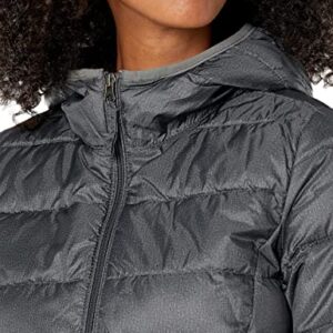 Amazon Essentials Women's Lightweight Water-Resistant Hooded Puffer Coat (Available in Plus Size), Charcoal Heather, XX-Large