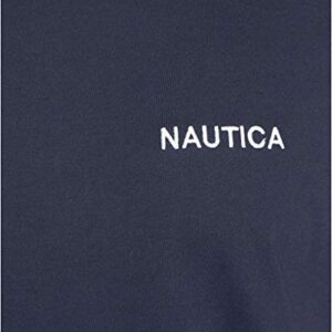 Nautica Men's Short Sleeve Crew Neck T-Shirt, Navy Solid, Large