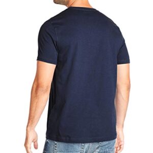 Nautica Men's Short Sleeve Crew Neck T-Shirt, Navy Solid, Large