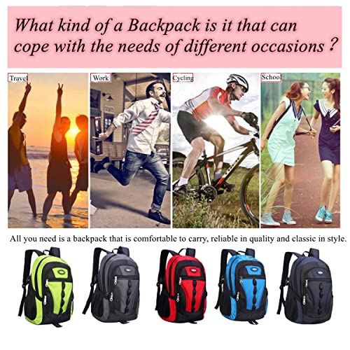 VIDOSCLA Teenage Boys Color-blocking Sports Kids Backpack Middle Schoolbag Elementary Student Bookbag for Boys Blue