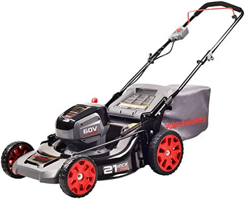 POWERWORKS 60V 21-inch Brushless HP Mower, Battery Not Included MO60L03PW