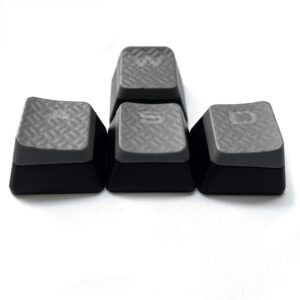 HUYUN Cherry MX Key Switch FPS Backlit Key Caps Replacement for Corsair Gaming Keyboards !（Gray）