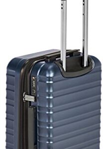 Amazon Basics Hardside Spinner Luggage With Built-In TSA Lock, 21-Inch, Carry-on, Navy Blue