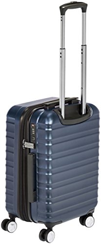 Amazon Basics Hardside Spinner Luggage With Built-In TSA Lock, 21-Inch, Carry-on, Navy Blue