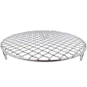 inblossoms versatile round 304 stainless steel cooling rack baking,heat resistant rust proof sturdy durable dia 9.5"