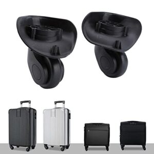 Suitcase Wheels 1 Pair, Luggage Wheels Suitcase Replacement Wheels for Luggage Suitcase Trolley (W041-2 S)