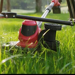 PowerSmart 20 Volt Lithium-Ion Cordless String Trimmer/Edger with Easy Feed, 24 x 9 x 6 inches, Includes One Battery & Charger,PS76110A