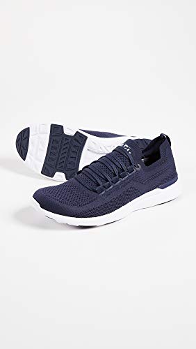 APL: Athletic Propulsion Labs Men's Techloom Breeze Running Sneakers, Midnight/White, 11 Medium US