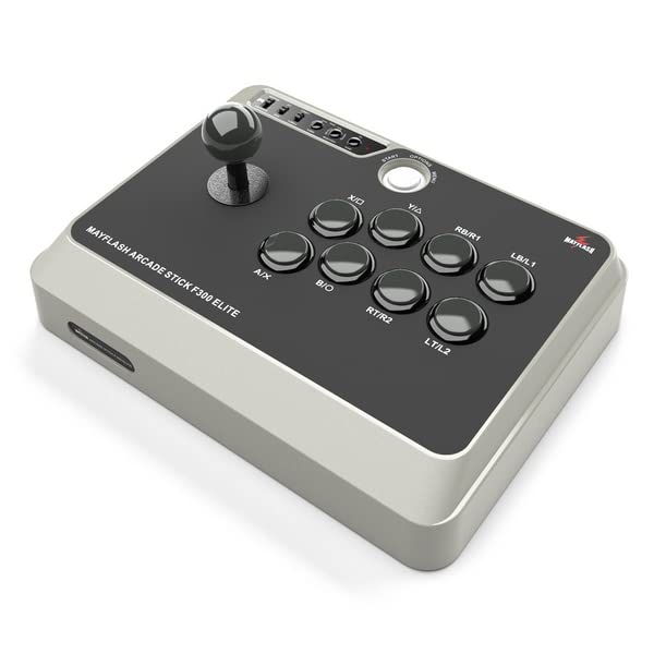 MAYFLASH Arcade Stick F300 Elite with Sanwa Buttons and Sanwa Joysticks for Xbox Series X, Xbox One, PS4, PS3, Windows, macOS, Steam Deck, Android, NEOGEO Mini,SEGA MEGA Drive, SEGA Genesis