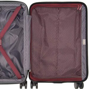 DELSEY PARIS Alexis Lightweight Luggage, Large Expandable Spinner Double Wheel Hardshell Suitcases with TSA Lock, Navy, Checked-Large 29-Inch