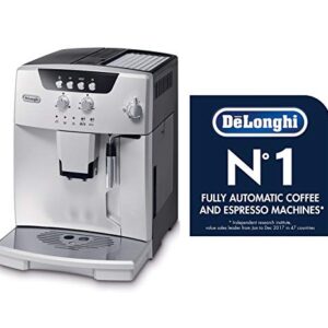 De'Longhi ESAM04110S Magnifica Fully Automatic Espresso Machine with Manual Cappuccino System Silver