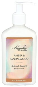 kuumba made, lotion amber sandalwood, 6 ounce