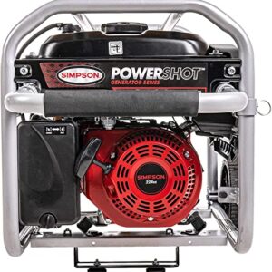 SIMPSON Cleaning SPG3645 Portable Gas Generator and Power Station for Camping, RV, Home Use, Construction, and More, 3600 Running Watts 4500 Starting Watts