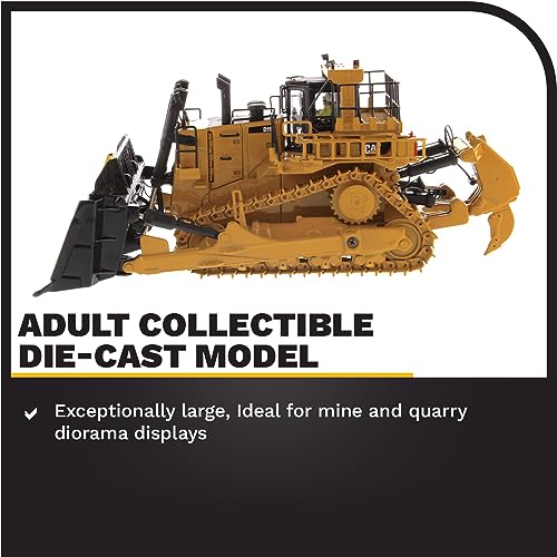 Diecast Masters 1:50 Caterpillar D11T Track-Type Tractor (JEL Design) | High Line Series Cat Trucks & Construction Equipment | 1:50 Scale Model Diecast Collectible | Diecast Masters Model 85565