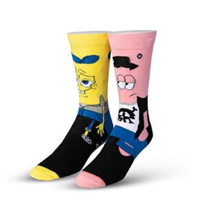 odd sox, spongebob and patrick hipster, novelty crew socks, wacky crazy fun 90s