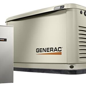 Generac 7043 22kW Air Cooled Guardian Series Home Standby Generator with 200-Amp Transfer Switch - Comprehensive Protection - Smart Controls - Versatile Power - Wi-Fi Connectivity - Real-Time Updates