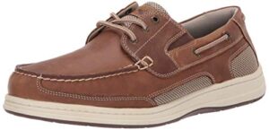 dockers men's beacon boat shoe, dark tan, 10