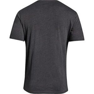 Under Armour mens Global Foundation Short-sleeve T-shirt , Charcoal Medium Heather (019)/Black , XX-Large