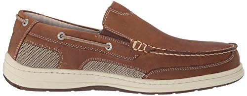 Dockers Men's Tiller Boat Shoe, Dark Tan, 10 W US