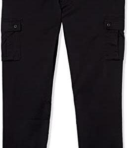 Amazon Essentials Men's Slim-Fit Stretch Cargo Pant, Black, 36W x 28L