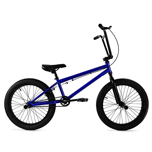 Elite BMX Bicycle 20” & 16" Freestyle Bike - Stealth and Peewee Model (Stealth Blue, 20")