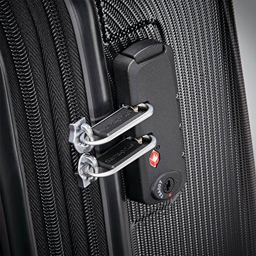 Samsonite Winfield 3 DLX Hardside Luggage with Spinners, Carry-On 20-Inch, Black