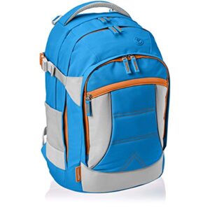 amazon basics ergonomic backpack, blue