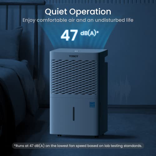 TOSOT 50 Pint with Internal Pump 4,500 Sq Ft Dehumidifier Energy Star - for Home, Basement, Bedroom or Bathroom - Super Quiet (Previous 70 Pint)