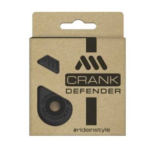 all mountain style crank defender – crank boot protector supports high impact and scratch protection - crankset cover sleeve arm helps protect and style your bikes crank arm (black boots)