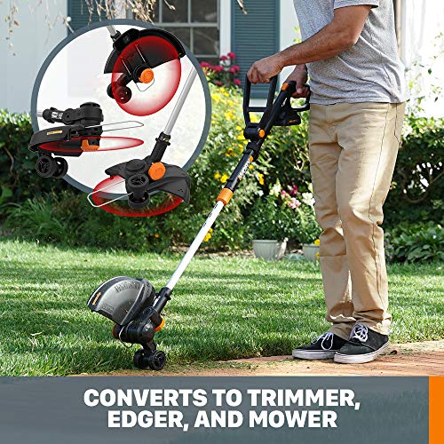 Worx WG170 GT Revolution 20V 12" String Trimmer Grass Trimmer/Edger/Mini-Mower (Batteries & Charger Included)