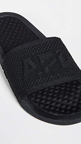 APL: Athletic Propulsion Labs Women's Big Logo TechLoom Slide Sandals, Black, 8 Medium US