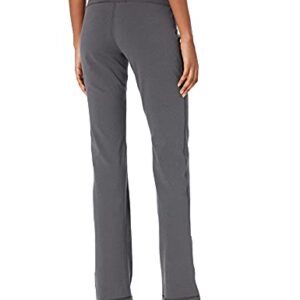 Amazon Essentials Women's Studio Sculpt Slim Bootcut Pant (Available in Plus Size), Charcoal Heather, Large