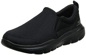 skechers men's go walk evolution ultra-impeccable sneaker, black, 10 x-wide