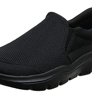 Skechers Men's GO Walk Evolution Ultra-Impeccable Sneaker, Black, 10 X-Wide