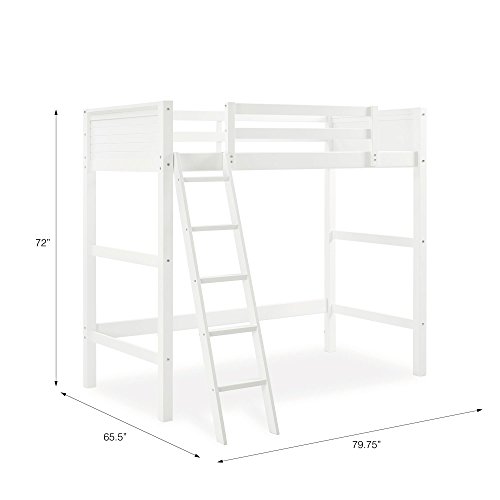 DHP Wood Loft Style Bunk Bed, Twin