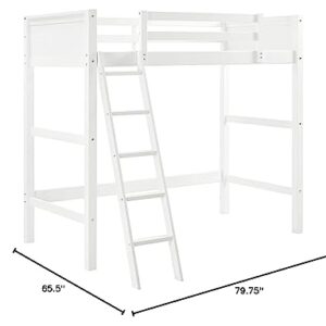 DHP Wood Loft Style Bunk Bed, Twin