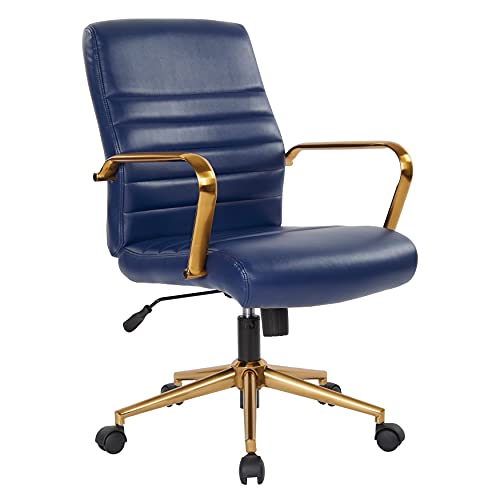 OSP Home Furnishings Baldwin Office Chair, Cream