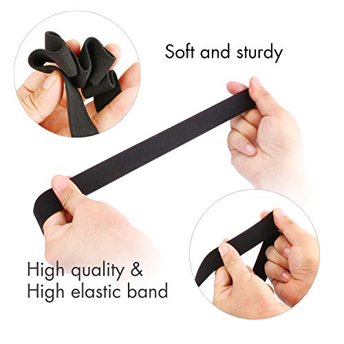 Luggage Straps Bag Bungees for Add a Bag Easy to Travel Suitcase Elastic Strap Belt (Black) …