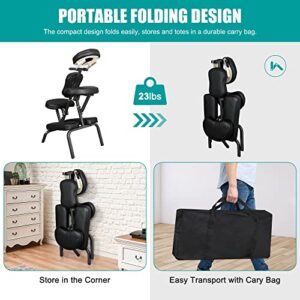 Nova Microdermabrasion Portable Massage Chair Foldable Tattoo Therapy 4 Inches Thickness Sponge Face Cradle Spa Salon Chair