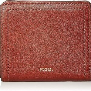 Fossil Women's Logan Leather Wallet RFID Blocking Small Bifold, Brown (Model: SL7829200)