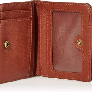 Fossil Women's Logan Leather Wallet RFID Blocking Small Bifold, Brown (Model: SL7829200)