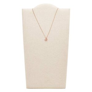 Fossil Women's Rose Gold-Tone Necklace, Color: Rose Gold (Model: JF03046791)